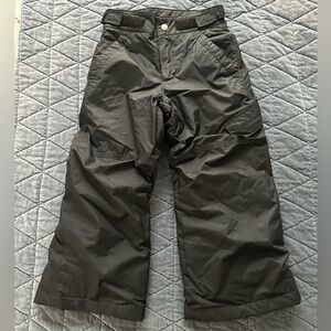 EUC Columbia Kids Black Snow Pants Size 4-5